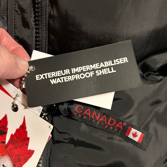 Canada Weather Gear Black Long Puffer Coat woman’s 2XL - Picture 11 of 16